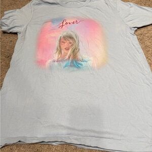 Taylor Swift Pastel Lover Tee - Soft Blue